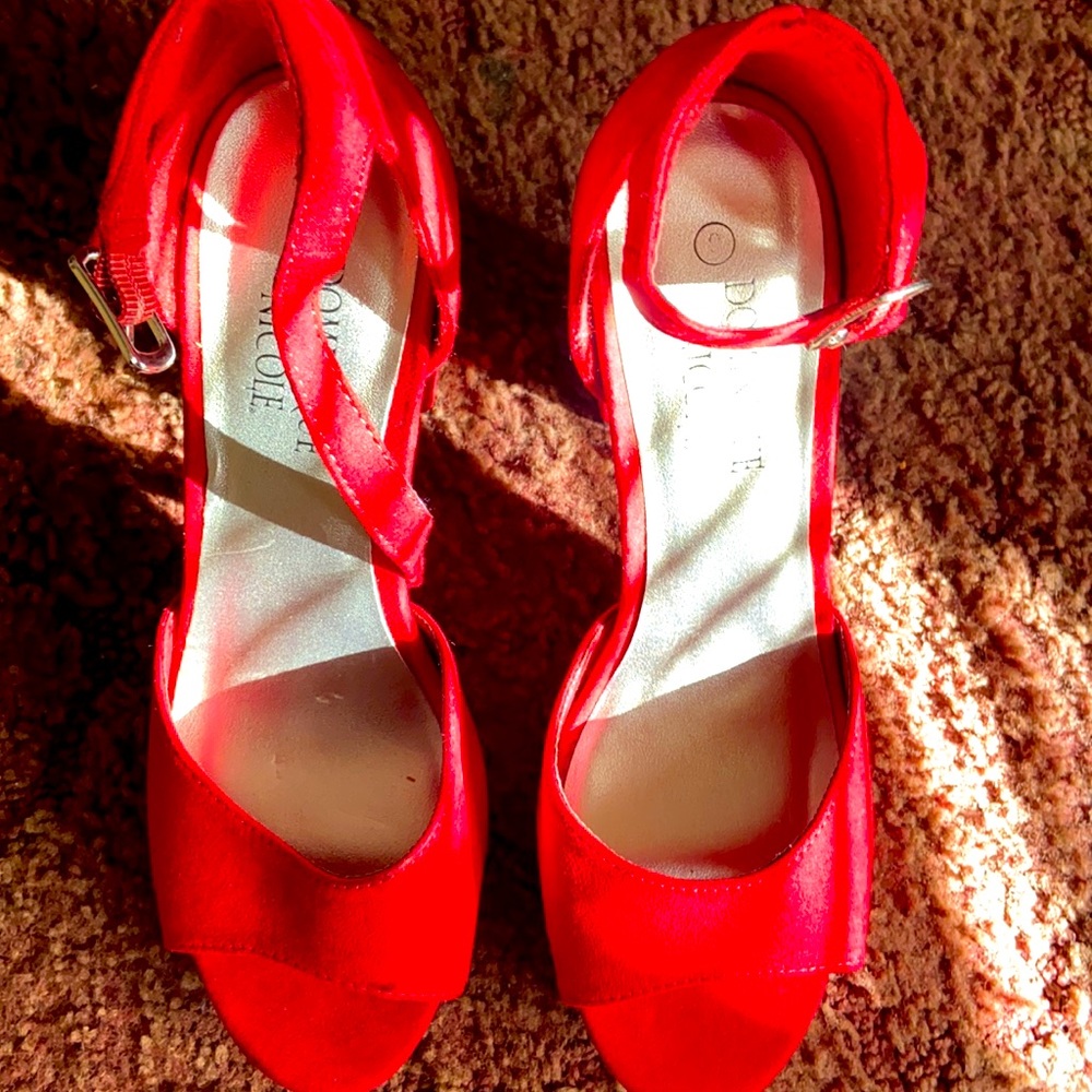 Red Dominique Nicole red heels